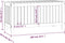 vidaXL - Tuinbox - 108x42,5x54 - cm - massief - grenenhout