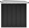vidaXL - Tuinbox - 109x67x65 - cm - antraciet