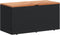 vidaXL - Tuinbox - 110x50x54 - cm - poly - rattan - en - acaciahout - zwart