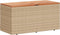 vidaXL - Tuinbox - 110x50x54 - cm - poly - rattan - en - acaciahout - beige