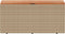 vidaXL - Tuinbox - 110x50x54 - cm - poly - rattan - en - acaciahout - beige