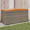 vidaXL - Tuinbox - 110x50x54 - cm - poly - rattan - en - acaciahout - grijs