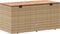 vidaXL - Tuinbox - 110x50x54 - cm - poly - rattan - en - acaciahout - beige