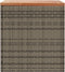 vidaXL - Tuinbox - 110x50x54 - cm - poly - rattan - en - acaciahout - grijs