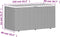 vidaXL - Tuinbox - 110x50x54 - cm - poly - rattan - en - acaciahout - beige