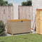 vidaXL - Tuinbox - 110x55x63 - cm - poly - rattan - en - acaciahout - beige