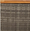 vidaXL - Tuinbox - 110x55x63 - cm - poly - rattan - en - acaciahout - grijs
