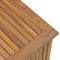vidaXL - Tuinbox - 114x50x58 - cm - massief - teakhout