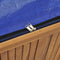 vidaXL - Tuinbox - 114x50x58 - cm - massief - teakhout