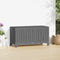 vidaXL - Tuinbox - 115x49x60 - cm - massief - grenenhout - grijs