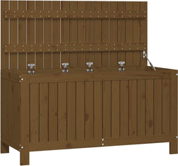 vidaXL - Tuinbox - 115x49x60 - cm - massief - grenenhout - honingbruin