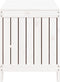 vidaXL - Tuinbox - 115x49x60 - cm - massief - grenenhout - wit