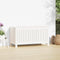 vidaXL - Tuinbox - 115x49x60 - cm - massief - grenenhout - wit