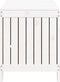 vidaXL - Tuinbox - 115x49x60 - cm - massief - grenenhout - wit