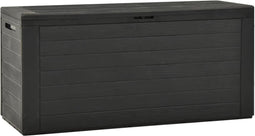 vidaXL - Tuinbox - 116x44x55 - cm - antraciet