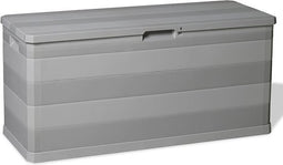 vidaXL - Tuinbox - 117x45x56 - cm - grijs