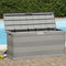 vidaXL - Tuinbox - 117x45x56 - cm - grijs