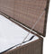 vidaXL - Tuinbox - 120x50x60 - cm - poly - rattan - bruin