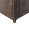 vidaXL - Tuinbox - 120x50x60 - cm - poly - rattan - bruin