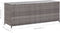 vidaXL - Tuinbox - 120x50x60 - cm - poly - rattan - grijs