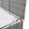 vidaXL - Tuinbox - 120x50x60 - cm - poly - rattan - grijs