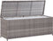 vidaXL - Tuinbox - 120x50x60 - cm - poly - rattan - grijs