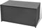 vidaXL - Tuinbox - 120x50x60 - cm - poly - rattan - zwart