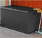 vidaXL - Tuinbox - 120x56x63 - cm - polypropeen - rattan - antracietkleurig