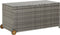 vidaXL - Tuinbox - 120x65x61 - cm - poly - rattan - lichtgrijs