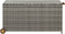vidaXL - Tuinbox - 120x65x61 - cm - poly - rattan - lichtgrijs