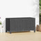 vidaXL - Tuinbox - 121x55x64 - cm - massief - grenenhout - grijs