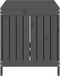 vidaXL - Tuinbox - 121x55x64 - cm - massief - grenenhout - grijs