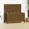 vidaXL - Tuinbox - 121x55x64 - cm - massief - grenenhout - honingbruin