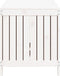 vidaXL - Tuinbox - 121x55x64 - cm - massief - grenenhout - wit