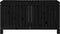 vidaXL - Tuinbox - 121x55x64 - cm - massief - grenenhout - zwart