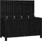 vidaXL - Tuinbox - 121x55x64 - cm - massief - grenenhout - zwart