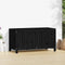 vidaXL - Tuinbox - 121x55x64 - cm - massief - grenenhout - zwart