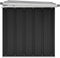 vidaXL - Tuinbox - 129x67x65 - cm - antraciet