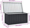 vidaXL - Tuinbox - 129x67x65 - cm - antraciet