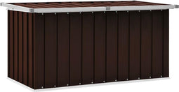 vidaXL - Tuinbox - 129x67x65 - cm - bruin