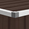 vidaXL - Tuinbox - 129x67x65 - cm - bruin