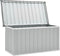 vidaXL - Tuinbox - 129x67x65 - cm - grijs
