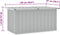 vidaXL - Tuinbox - 129x67x65 - cm - grijs