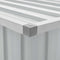vidaXL - Tuinbox - 129x67x65 - cm - grijs