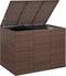 vidaXL - Tuinbox - 145x100x103 - cm - polyetheen - rattan - bruin
