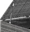 vidaXL - Tuinbox - 145x100x103 - cm - polyetheen - rattan - grijs