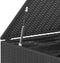 vidaXL - Tuinbox - 145x100x103 - cm - polyetheen - rattan - zwart