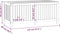 vidaXL - Tuinbox - 147x68x64 - cm - massief - grenenhout - grijs