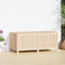 vidaXL - Tuinbox - 147x68x64 - cm - massief - grenenhout