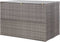 vidaXL - Tuinbox - 150x100x100 - cm - poly - rattan - grijs